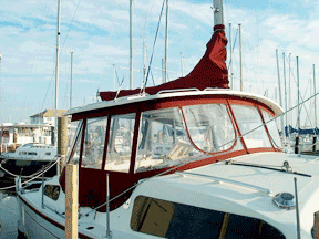 Hardtop for cruising sailboat